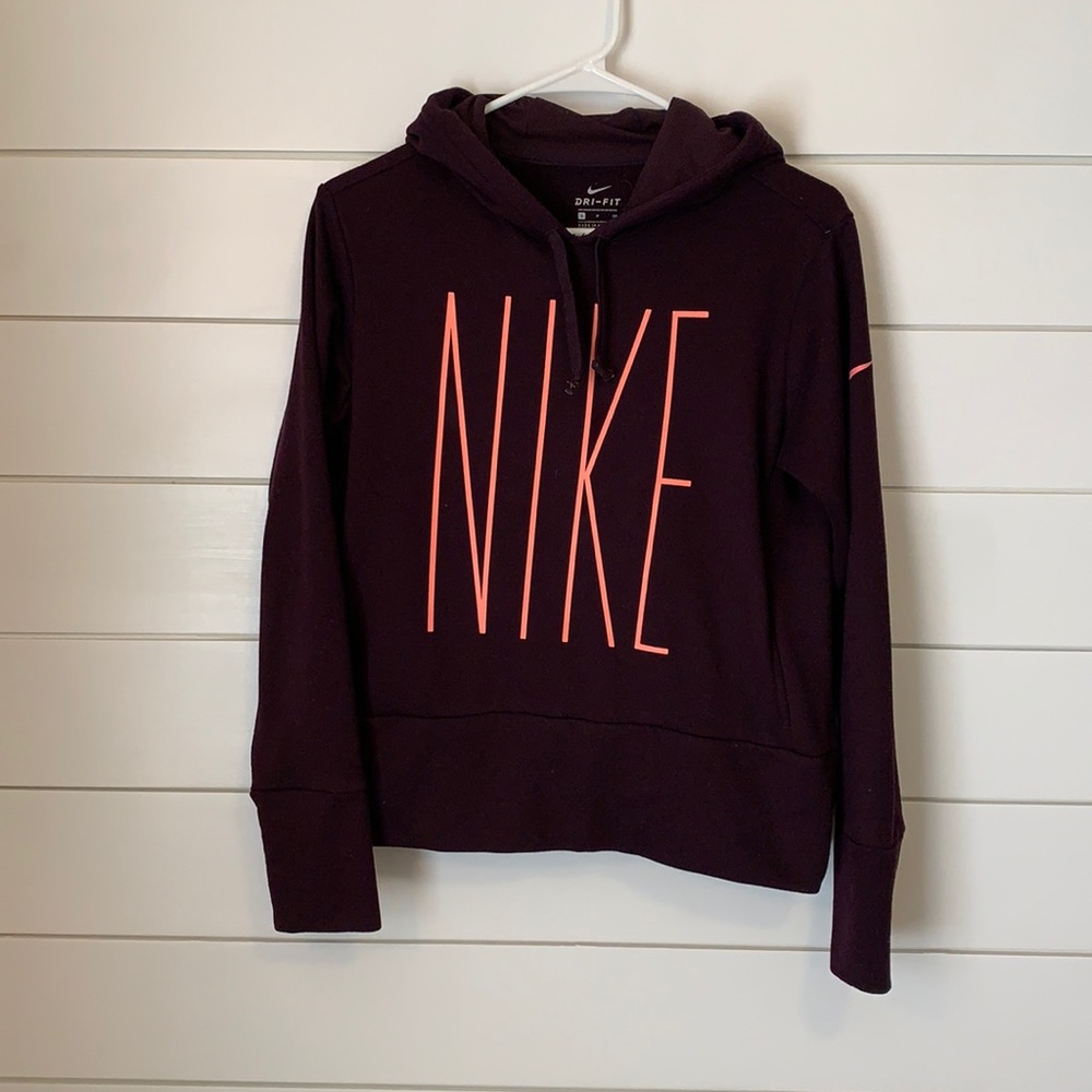 Nike Dri-Fit Burgundy Sweatshirt- Size Small